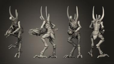 Military figurines Bug Warrior Infantry Pose 1 3d model