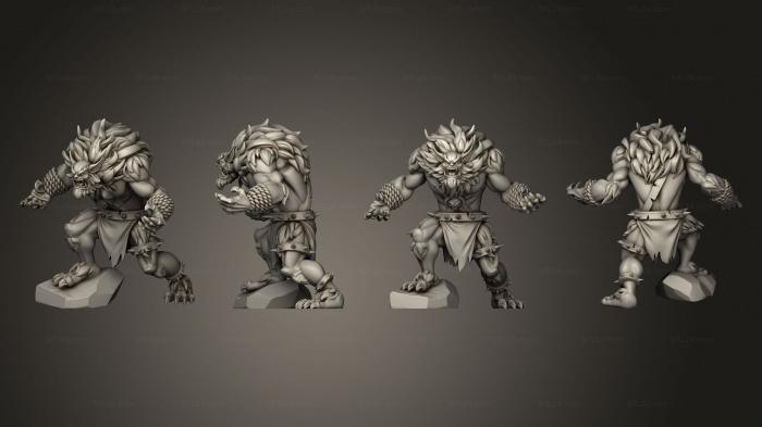 Military figurines (Bugbear Band 2, STKW_3871) 3D models for cnc