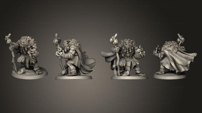 Military figurines (bugbear hunter 003, STKW_3875) 3D models for cnc
