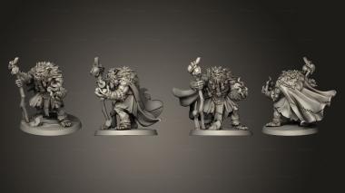 Military figurines bugbear hunter 003 3d model