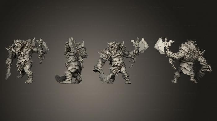 Military figurines (Bugbear, STKW_3876) 3D models for cnc