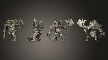 Military figurines Bugbear 3d model