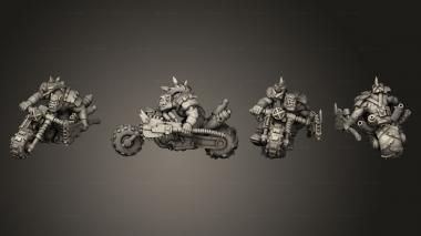Military figurines bul ork bikes 2 01 3d model