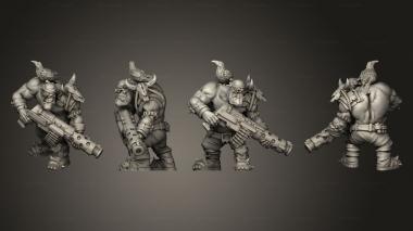 Military figurines Bullboyz 8 3d model