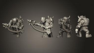 Military figurines Bullboyz 9 3d model