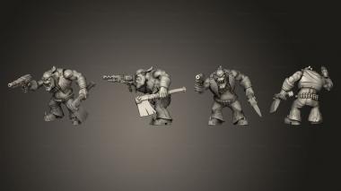 Military figurines Bullboyz 11 3d model