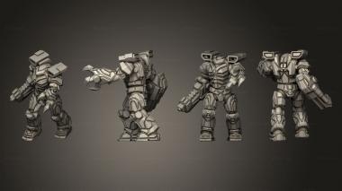Military figurines Bullfrog reach 3d model