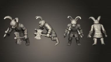 Military figurines Bunny Brute 3d model