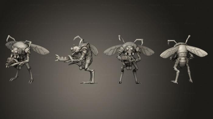 Military figurines (Bureaucrat Soldier 1, STKW_3911) 3D models for cnc