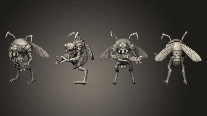 Military figurines (Bureaucrat Soldier 2, STKW_3912) 3D models for cnc