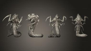 Military figurines Burrower 2 3d model