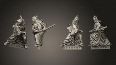 Military figurines bushido Blood brothers shuohuang 3d model