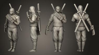 Military figurines bushido Hwatcha ammobox 005 3d model