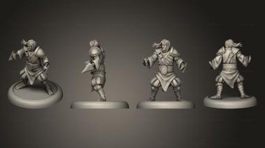 Military figurines bushido Jung Pirates Hibiki 3d model
