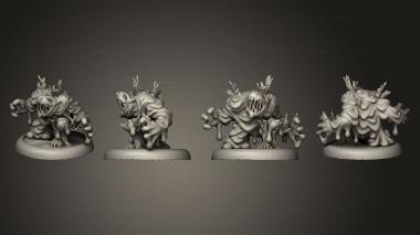 Military figurines bushido Kami Bog 3d model