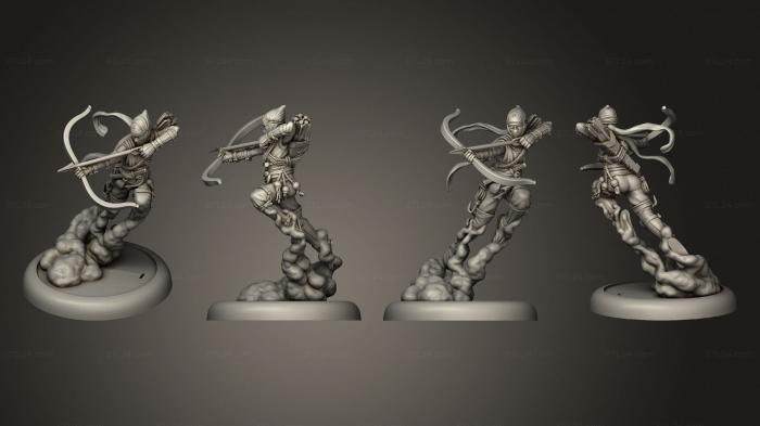 Military figurines (bushido Kaze Kage Zoku Dudiko, STKW_3938) 3D models for cnc