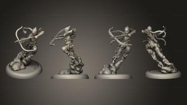 Military figurines bushido Kaze Kage Zoku Dudiko 3d model