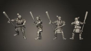 Military figurines bushido Minimoto aya 3d model