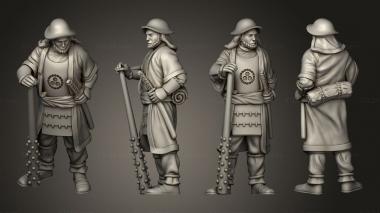 Military figurines bushido Minimoto masaema 3d model