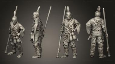 Military figurines bushido Minimoto raiko 3d model