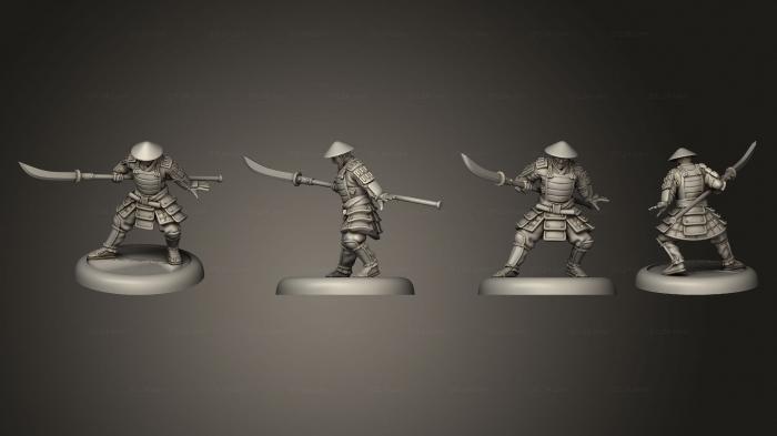Military figurines (bushido Prefecture of Ryu Hiryu, STKW_3950) 3D models for cnc