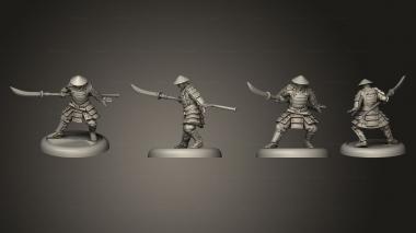 Military figurines bushido Prefecture of Ryu Hiryu 3d model