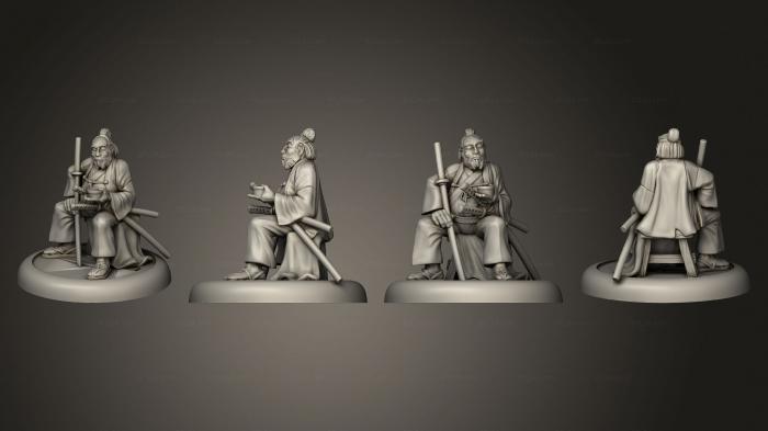 Military figurines (bushido Prefecture of Ryu Mako Takashi, STKW_3951) 3D models for cnc