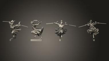 Military figurines bushido Princess Yizhi 3d model