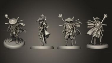 Military figurines bushido Ronin 2 3d model