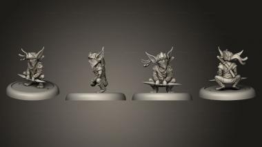 Military figurines bushido Ronin Hiretsuna 3d model
