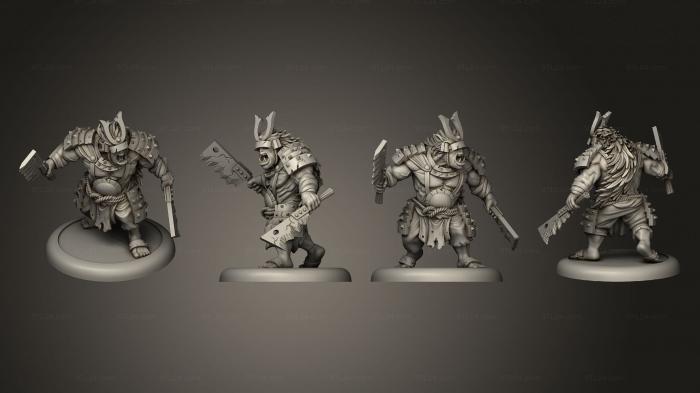 Military figurines (bushido Savage Wave Goro, STKW_3960) 3D models for cnc