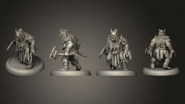 Military figurines bushido Savage Wave Onyomi 3d model