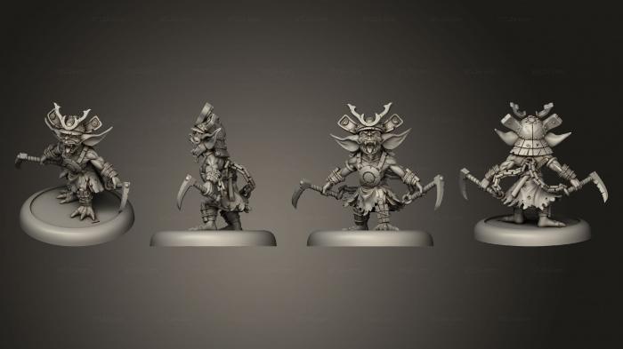 Military figurines (bushido Savage Wave Trak, STKW_3962) 3D models for cnc