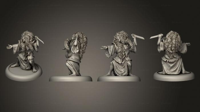 Military figurines (bushido Silvermoon Trade Syndicate Kaede, STKW_3966) 3D models for cnc