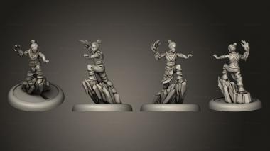 Military figurines bushido Temple of Ro Kan Ume 3d model