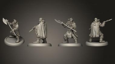 Military figurines bushido The Tengu Descension Hill Tribe Warrior 3d model