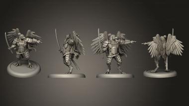 Military figurines bushido The Tengu Descension Jirobo 3d model
