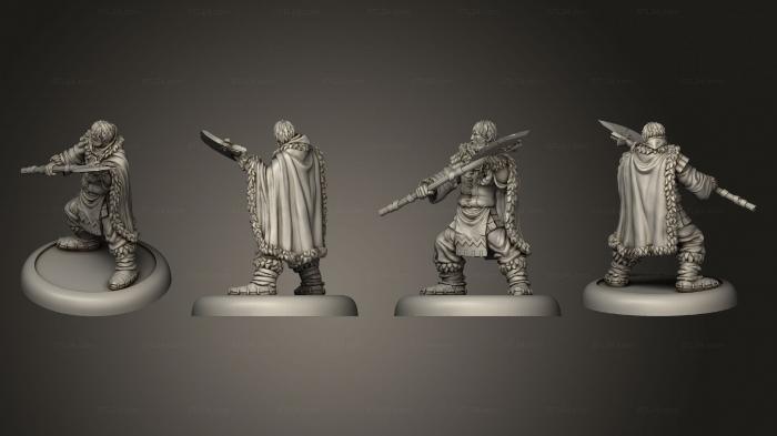 Military figurines (bushido The Tengu Descension Maniitok, STKW_3978) 3D models for cnc