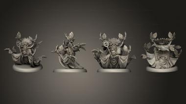 Military figurines bushido The Tengu Descension Naigubu 3d model