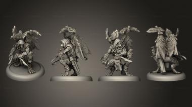 Military figurines bushido The Tengu Descension Tarobo 3d model
