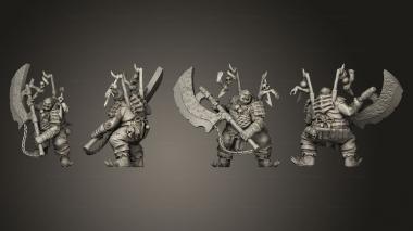 Military figurines Butcher 3d model