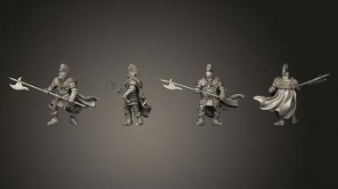 Military figurines Cae Knight Guard 3d model