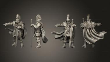 Military figurines Cae Knight Pointing 3d model