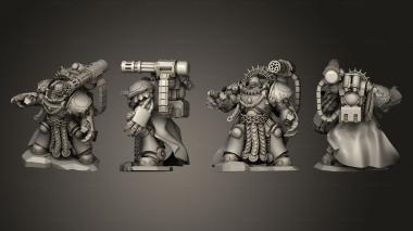 Military figurines Caesar Martineus Full Armored 3d model