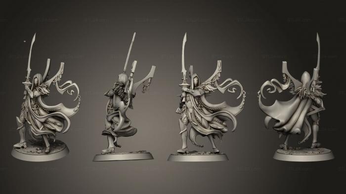 Military figurines (Caina Soul Temple Sentinel, STKW_4000) 3D models for cnc