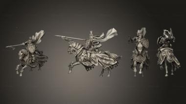 Military figurines Calix Knight 6 Cloak 3d model