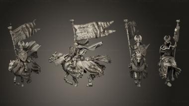 Military figurines Calix Knight Captain Cloak 001 3d model