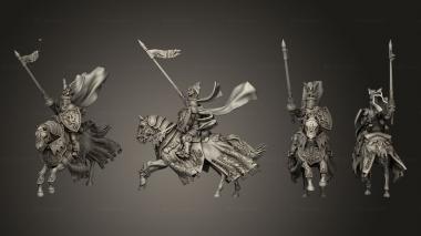 Military figurines Calix 02 3d model