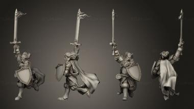 Military figurines Calix 06 3d model