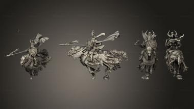 Military figurines Calix 07 3d model